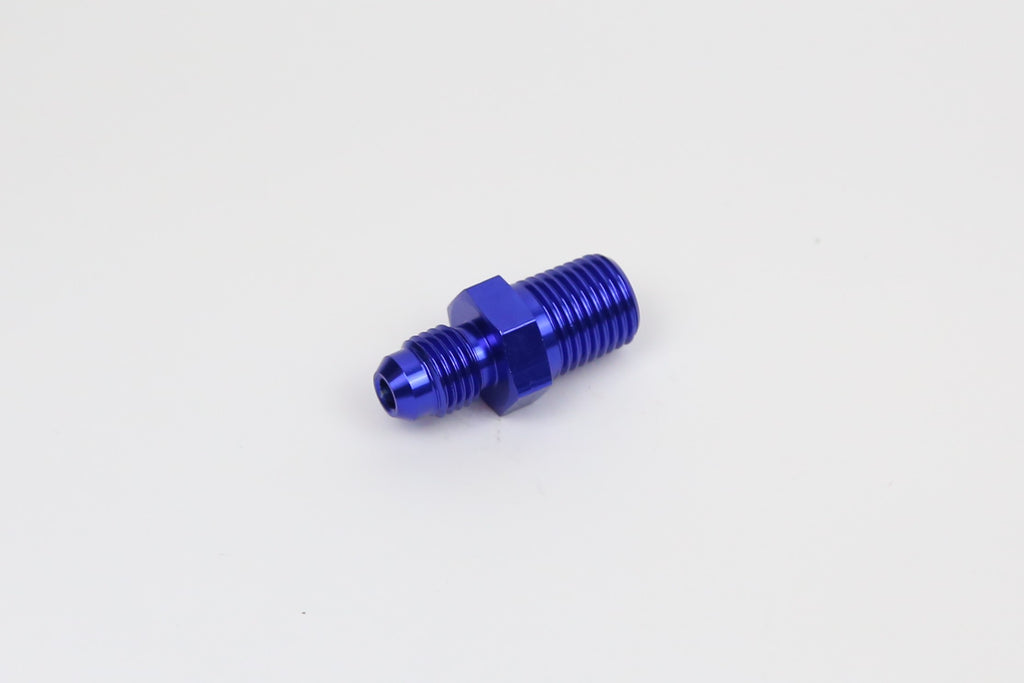 AN4 han - 1/4 NPT han adapter - BLÅ