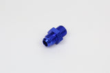 AN6 han - M14 x 1.5 han adapter - BLÅ